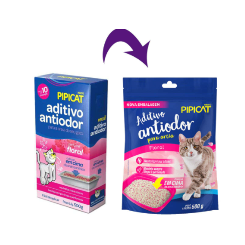 Aditivo Pipicat Antiodor Floral 500g