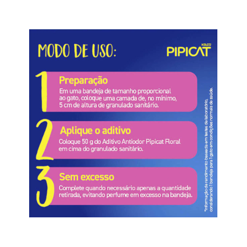 Aditivo Pipicat Antiodor Floral 500g