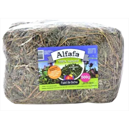 Alfafa Paiol do Bicho Prensada 500g
