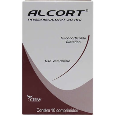 Anti-inflamatório Alcort 20mg com 10 comprimidos