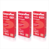 Anti-inflamatório Carproflan 25mg com 14 comprimidos