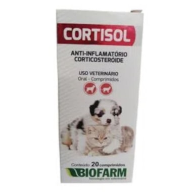 Anti-inflamatório Cortisol 0,40g com 20 comprimidos