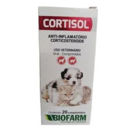 Anti-inflamatório Cortisol 0,40g com 20 comprimidos