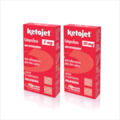 Anti-inflamatório Ketojet 20mg com 10 comprimidos