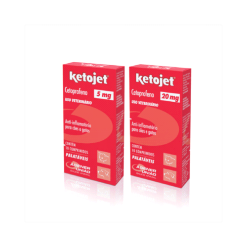 Anti-inflamatório Ketojet 5mg com 10 comprimidos