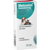 Anti-inflamatório Meticorten 5mg com 10 comprimidos