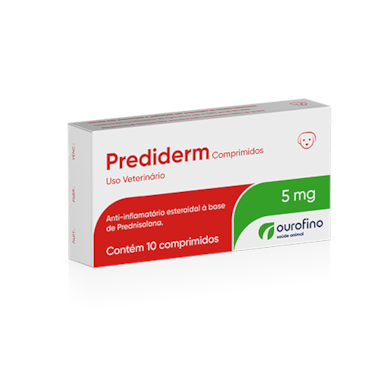 Anti-inflamatório Prediderm 5mg com 10 comprimidos