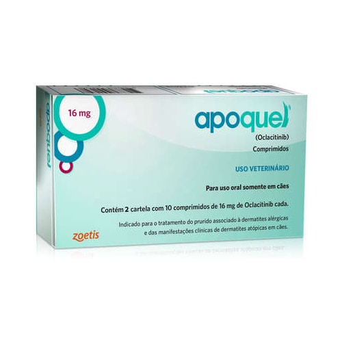 Antialérgico Apoquel 16mg com 20 comprimidos