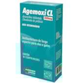 Antibiótico Agemoxi CL 250mg com 10 comprimidos