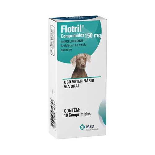 Antibiótico Flotril 150mg com 10 comprimidos