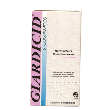 Antibiótico Giardicid 500mg com 10 comprimidos