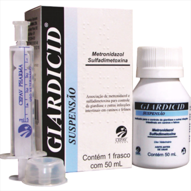 Antibiótico Giardicid Suspensão 50ml