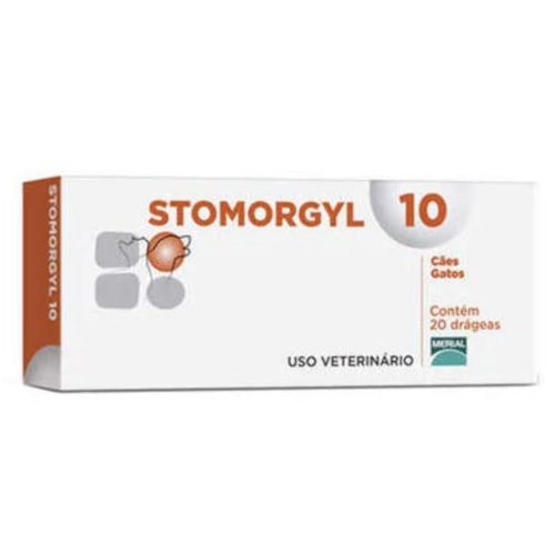 Antibiótico Stomorgyl 10mg com 20 comprimidos