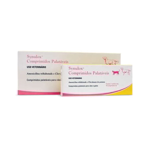 Antibiótico Synulox 50mg com 10 comprimidos