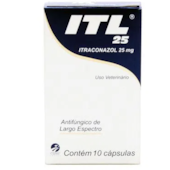 Antifúngico ITL 25mg com 10 cápsulas