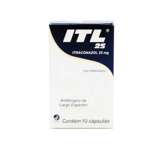 Antifúngico ITL 25mg com 10 cápsulas