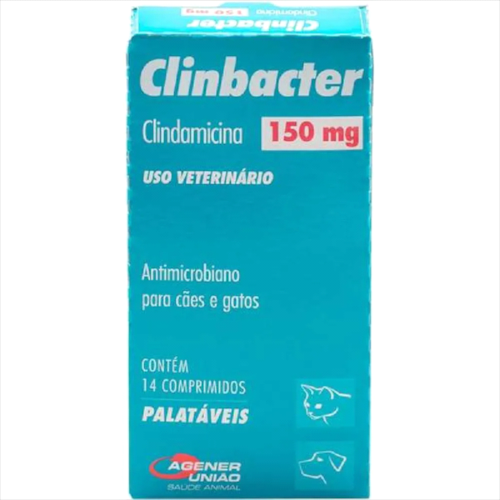 Antimicrobiano Clinbacter 150mg com 14 comprimidos