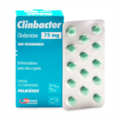 Antimicrobiano Clinbacter 75mg com 14 comprimidos