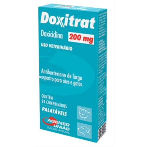Antimicrobiano Doxitrat 200mg com 24 comprimidos