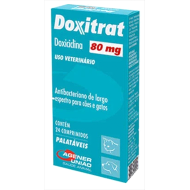 Antimicrobiano Doxitrat 80mg com 24 comprimidos