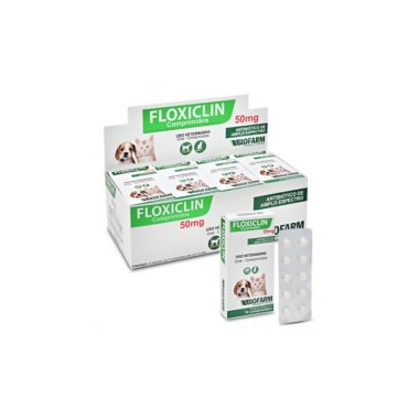 Antimicrobiano Floxiclin 150mg com 10 comprimidos