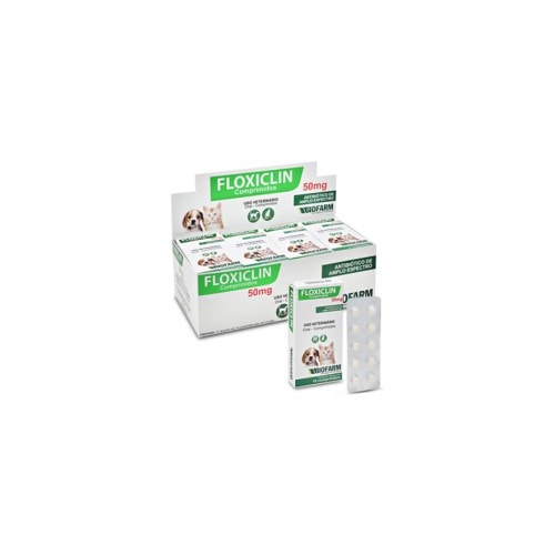 Antimicrobiano Floxiclin 150mg com 10 comprimidos
