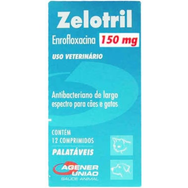 Antimicrobiano Zelotril 150mg com 12 comprimidos