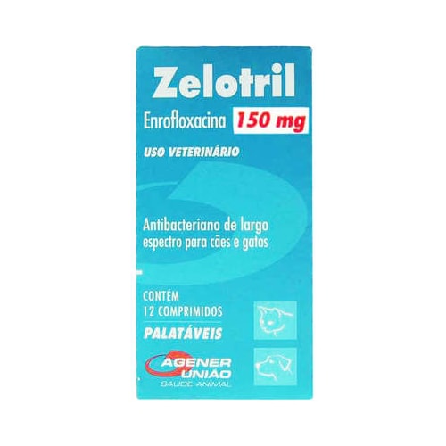 Antimicrobiano Zelotril 150mg com 12 comprimidos