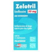 Antimicrobiano Zelotril 50mg com 12 comprimidos