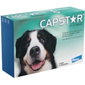 Antiparasitário Capstar Verde 57mg - de 11,4kg ate 57kg com 6 comprimidos