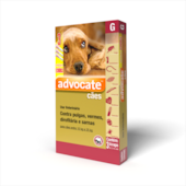 Antipulgas Advocate Cães de 10kg a 25kg - 2,5ml - 3 bisnagas