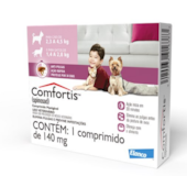Antipulgas Comfortis Cães de 2,3kg até 4,5kg - 140mg - 1 comprimido