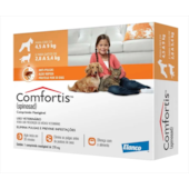 Antipulgas Comfortis Cães de 4,5kg até 9kg - 270mg - 1 comprimido