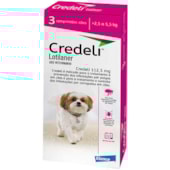 Antipulgas e Carrapatos Credeli Cães 112,5mg - de 2,5kg ate 5,5kg - combo