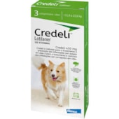 Antipulgas e Carrapatos Credeli Cães 450mg - de 11kg ate 22kg - combo