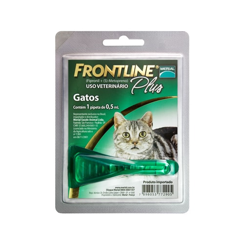 Antipulgas e Carrapatos Frontline Plus Gatos