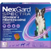 Antipulgas e Carrapatos Nexgard Spectra Cães Raças Grandes - 15,1kg ate 30kg