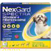 Antipulgas e Carrapatos Nexgard Spectra Cães Raças Pequenas - 3,6kg ate 7,5kg