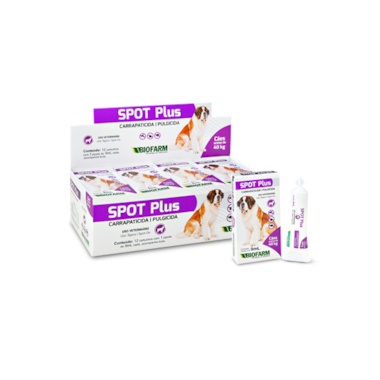 Antipulgas e Carrapatos Spot Plus 9ml - acima de 40kg