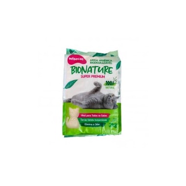 Areia Higiênica Bionature Biodegradável 2kg