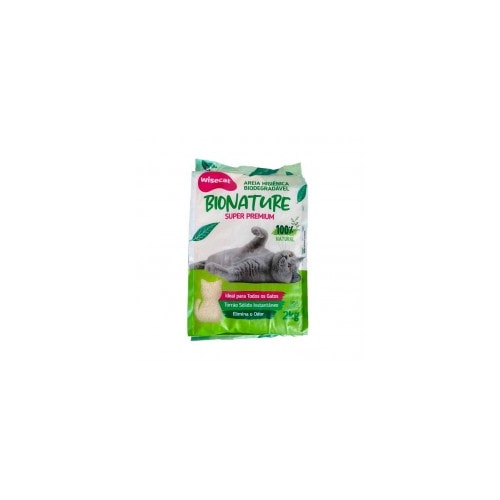 Areia Higiênica Bionature Biodegradável 2kg