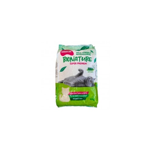 Areia Higiênica Bionature Biodegradável 4kg
