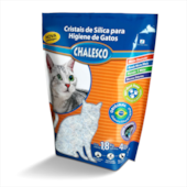 Areia Higiênica Chalesco Cristais de Sílica 1,8kg
