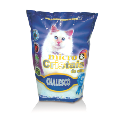 Areia Higiênica Chalesco Micro Cristais de Sílica 1,8kg