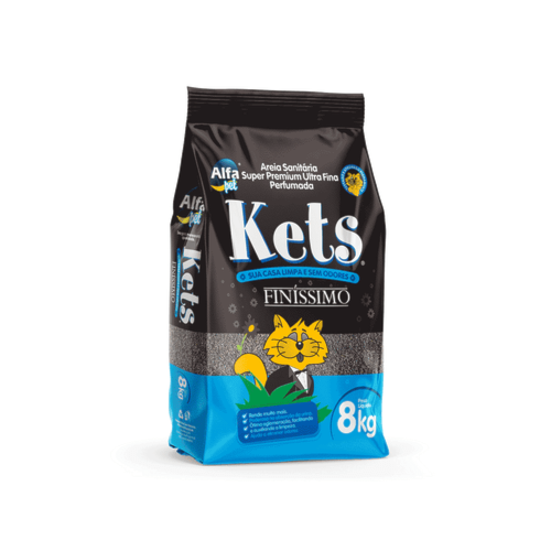 Areia Higiênica Kets Finíssimo 4kg