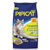 Areia Higiênica Pipicat Campestre Perfumado 4kg