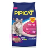Areia Higiênica Pipicat Floral Perfumado 12kg