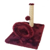 Arranhador Maria Pet Poste Retangular Com Aro