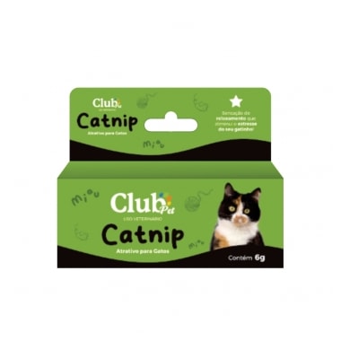 Atrativo Club Pet Catnip Desidratada 6g