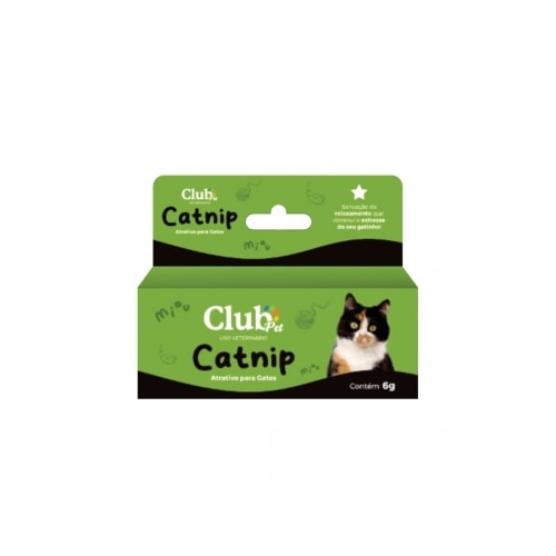 Atrativo Club Pet Catnip Desidratada 6g